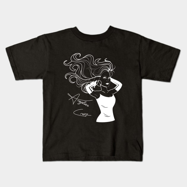 Angelica Croft Kids T-Shirt by Universe Design